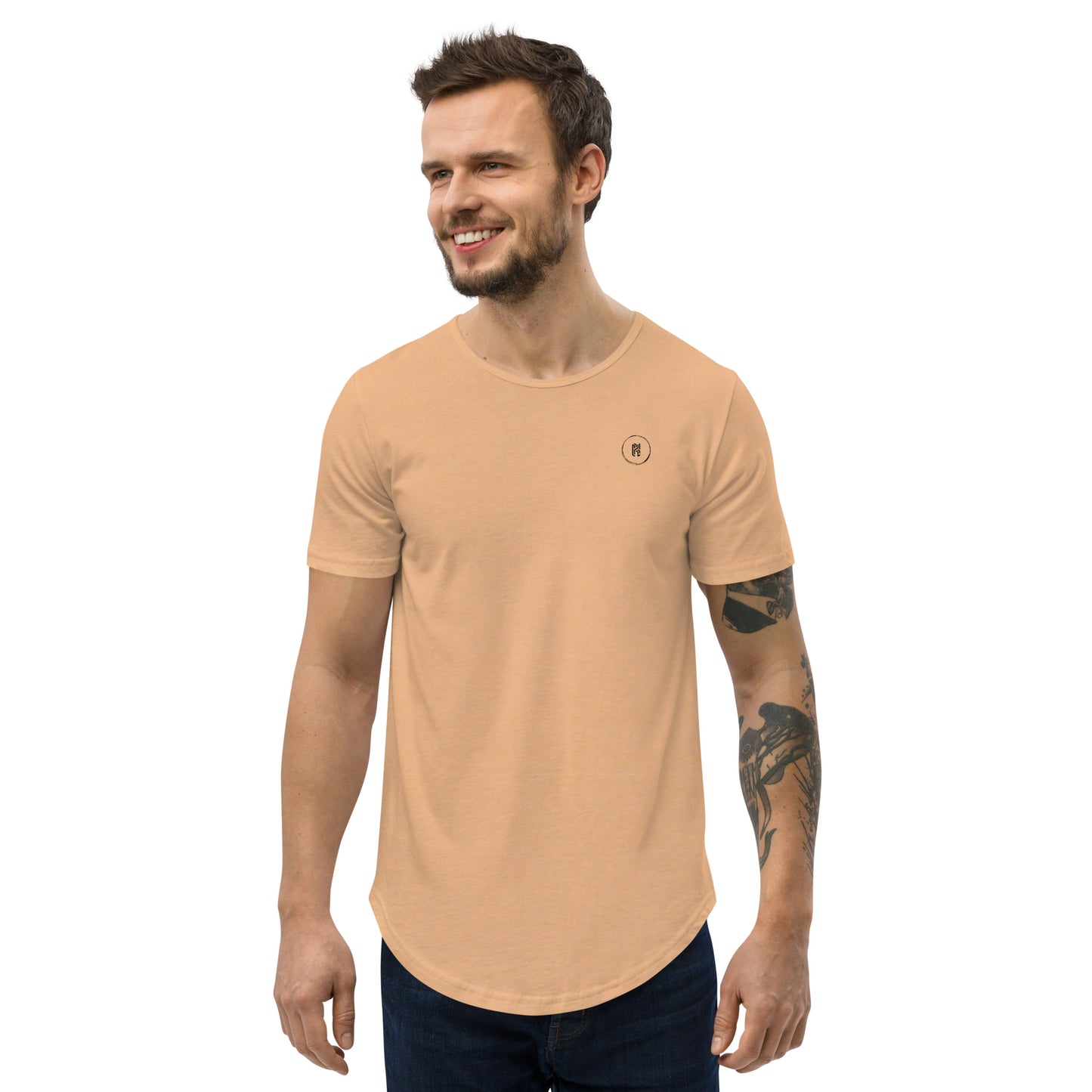 Men' s Curved Hem T-Shirt